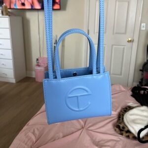 Telfar Light Blue Mini Bag